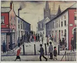 Fever Van by L. S. Lowry, print, sold Dec 2019