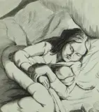 Untitled by Robert Hunter, ink and wash, sold Nov 2019