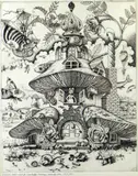 Untitled by Patrick Woodroffe limited edition, 1971, etching, sold Nov 2019
