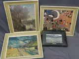 42 x 52cms, two landscape prints and a framed print 'June in Tyrol' after J McWhirter by Framed Abstract Print, PRINT, sold Oct 2019