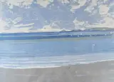 Mumbles Head with Sailing Boats by Arthur Charlton, lithograph, sold Oct 2019
