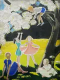 Untitled by Anna Zinkeisen, oil on canvas, offered Oct 2019