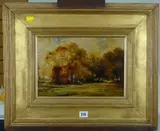 Entitled verso on by René Ligeron, oil on board, sold Aug 2019