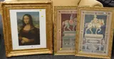 together with two furnishing architectural prints by Furnishing Framed Print Of 'mona Lisa', PRINT, sold Aug 2019