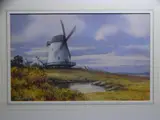 1863-1941, watercolour, mounted but unframed - windmill scene, location by Warren Williams, watercolour, sold Aug 2019