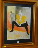 Blind stamped lithograph - seated female by Henri de Toulouse-Lautrec limited edition, lithograph, sold Jul 2019