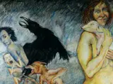Untitled by Michael Flynn, mixed media, sold Jul 2019