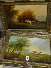 Untitled by George Harris, oil on board, sold Jun 2018