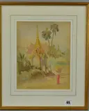 Rangoon 1909 by Bernard Harper Wiles, watercolour, sold Jun 2018
