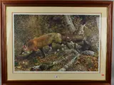 'Pathfinder', a limited edition print of a fox in an by Carl Brenders, print, sold Jun 2018