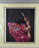 BEYOND HER GRASP' a limited edition print of a semi-nude woman resting on a day bed 61/295 by Douglas Hofmann, print, sold Jun 2018