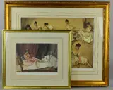 Variations iii by William Russell Flint, Print condition is very good, small marks to the frame, sold Jun 2018