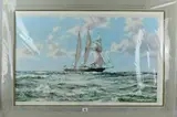 In full sail by Montague Dawson, print, sold Jun 2018