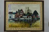 Wareham by Jeremy King, oil on board, sold May 2018