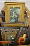 a box of late 19th and 20th Century pictures, includes and oval portrait of a lady by Paintings And Prints, oil and watercolour, sold May 2018