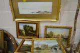 Scenes of Derby, oil on board, a pair, by Frederick Austin Smith, oil on board, sold May 2018