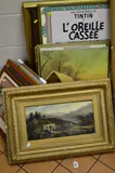 to include a Nora Vernon oil on canvas of a country cottage scene, signed by Paintings And Prints, oil on canvas, sold May 2018