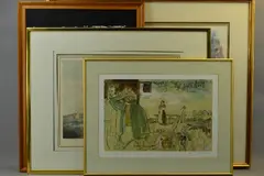 The loon by Bruce Dall, print, sold May 2018