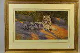 The great white tiger by Anthony Gibbs, print, sold May 2018