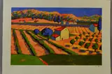 an untitled artist proof print 3/25, possibly from The Fireblaze Series by Richard Pargeter, print, sold May 2018