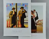 Seaside sharks' and 'the missing man ii by Jack Vettriano, print (other), sold May 2018