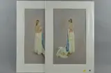 Daniella i and ii by Kay Boyce, pencil, sold May 2018