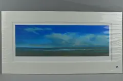 Walking the tide by Lawrence Coulson, print, sold May 2018