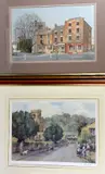 'Cheapside, Derby', a row of shops and houses in Derby, by Shirley Anne Johnson, watercolour, sold Apr 2018