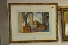 Reflections by Francis Cottman, watercolour, sold Apr 2018