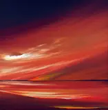 (BRITISH, CONTEMPORARY), 'Sunset', an original painting on board, signed by the by Jonathan Shaw, pencil, sold Apr 2018