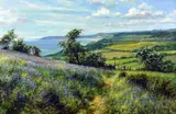 (BRITISH, CONTEMPORARY), an original oil painting of a path through a field with a by David Dipnall, oil, sold Apr 2018
