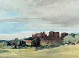 Warwick Castle, watercolour, signed and dated (19)33 lower by Thomas Stuart Milner, watercolour, sold Apr 2018