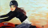 (AMERICAN B.1969), 'Always on The Run', a hand embellished Limited Edition print on by Todd White, print on board, sold Apr 2018