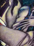 'MOONDANCE', a limited edition study of a larger work 48/195, signed front with by Andrei Protsouk, print (other), sold Mar 2018