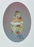 an untitled limited edition print 359/650, signed and numbered in pencil, mounted in an by Kay Boyce, print, sold Mar 2018