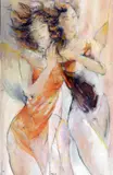 'DANCE II', an artist proof, signed, titled and numbered in gold pen, printed on by Gary Benfield, print, sold Mar 2018