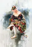 'IN A DRESS FROM MANON',a limited edition print 24/195, signed, titled and numbered by Gordon King, print, sold Mar 2018