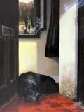 'IN RETIREMENT', a limited edition print 796/850, signed and numbered in pencil, by Nigel Hemming, print, sold Mar 2018
