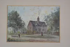 'Warwickshire, On the Way to Bagington from Coventry', by Paul Braddon, watercolour, sold Mar 2018