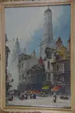 'Calais, The Lighthouse and Hotel de Viele', watercolour, signed by Paul Braddon, watercolour, sold Mar 2018