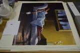 eight various colour prints, unmounted and unframed, several with water damage, approximately 58cm x 76cm (8) by Jack Vettriano, oil, sold Mar 2018
