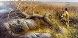 'SERENGETI LIONESSES', a limited edition print 381/395, signed and numbered in by Dick van Heerde, print, sold Mar 2018