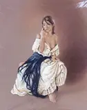 'MIDNIGHT BLUE', a limited edition print 20/95, signed and numbered, with certificate, by Kay Boyce, print, sold Mar 2018