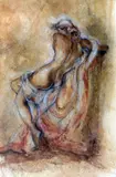 an untitled limited edition print 44/495, signed and numbered in pencil, framed by Joy Kirton Smith, print, sold Mar 2018