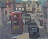 Bridge Street by James Kessell, Oil on canvasboard, sold Jun 2017