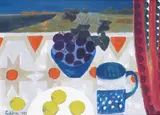 Raleigh's Rug Signed and dated 1991 by Mary Fedden, 1991, Oil on board, sold Jun 2017