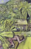 Night landscape by John Minton, 1950, Watercolour and bodycolour with pen and ink, sold Jun 2017