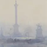 Trafalgar Square Signed and dated 1906 Watercolour by Arthur Streeton, 1906, Watercolour, sold Jun 2017