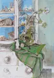 The shell cupboard Signed Pen and sepia ink by Rosemary Allan, Pen and sepia ink, watercolour with bodycolour, sold Jun 2017
