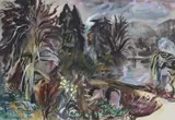 Untitled by Katharine Church, Watercolour with bodycolour, sold Jun 2017